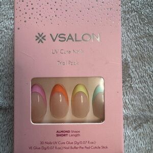 UV Cure Nails Trial Pack - Pink, Orange, Green